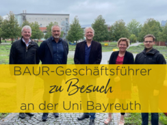 Stephan P. Elsner besucht die Uni Bayreuth