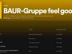 Die "BAUR-Gruppe feel good" Playlist