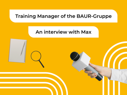 Insights into training – An interview with training manager Max