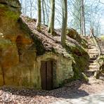 Keller im Sandgestein, Grafik gefunden unter: http://heimatimblick.de/wandern/pretzfelder-kirschenweg/