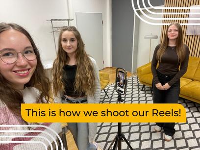 This is how our reels are made!