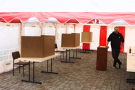 Konstantin bei der Europawahl 2024 im Bierzelt