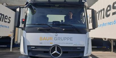 Immer auf Achse - Lkw-Fahrer in der BAUR-Gruppe